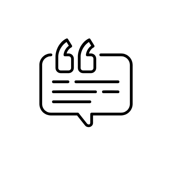 client testimonial icon